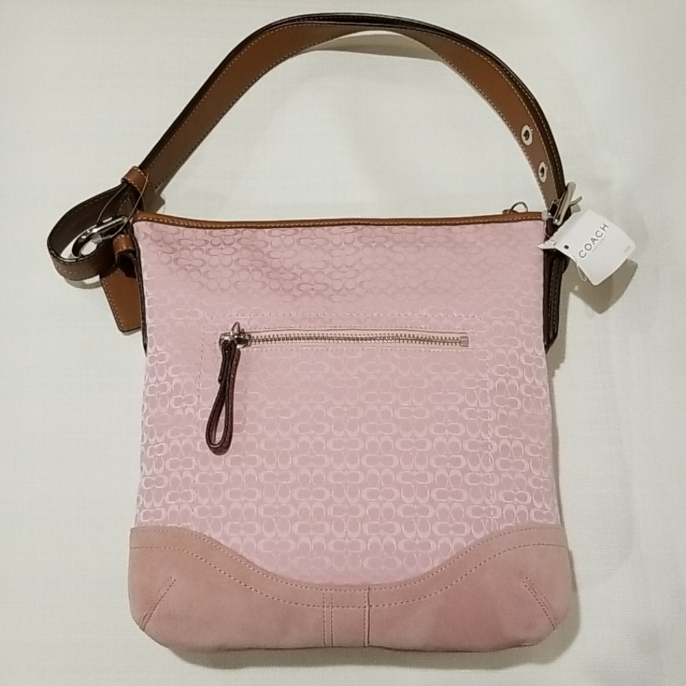 NWT Coach Mini Signature Soft Duffle